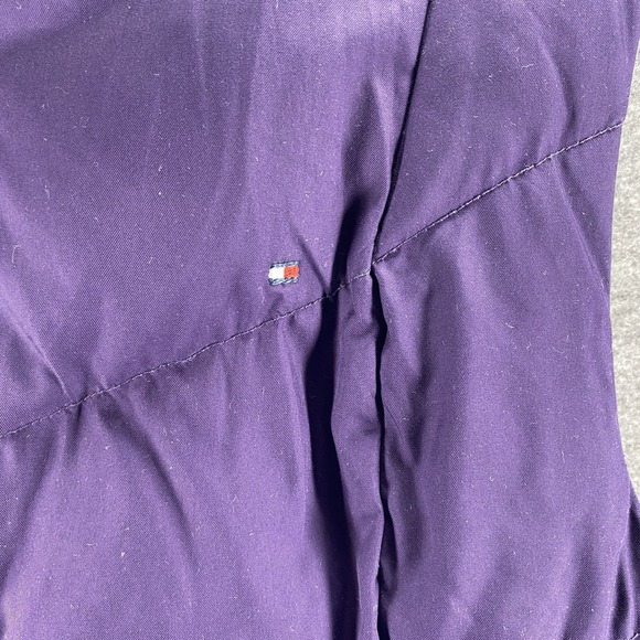 Tommy Hilfiger Vest Womens Large Purple Sleeveless Full‎ Zip Fleece Hiking - Picture 3 of 11